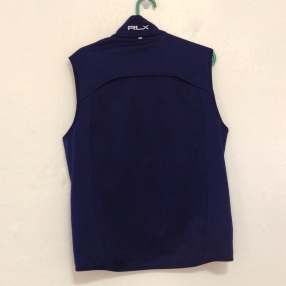 Ralph Lauren X Navy Full Zip Athletic Vest Size M Halloween Patch - Picture 2 of 13